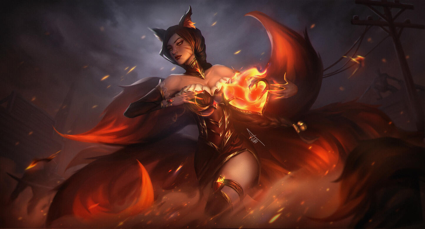 LoL - Ahri High Noon Splash